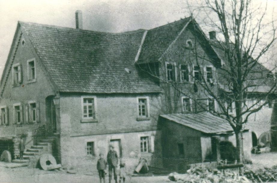  Altes Foto der Unteren Mühle in den zwanziger Jahren - das Bild wird mit Klick vergrößert 